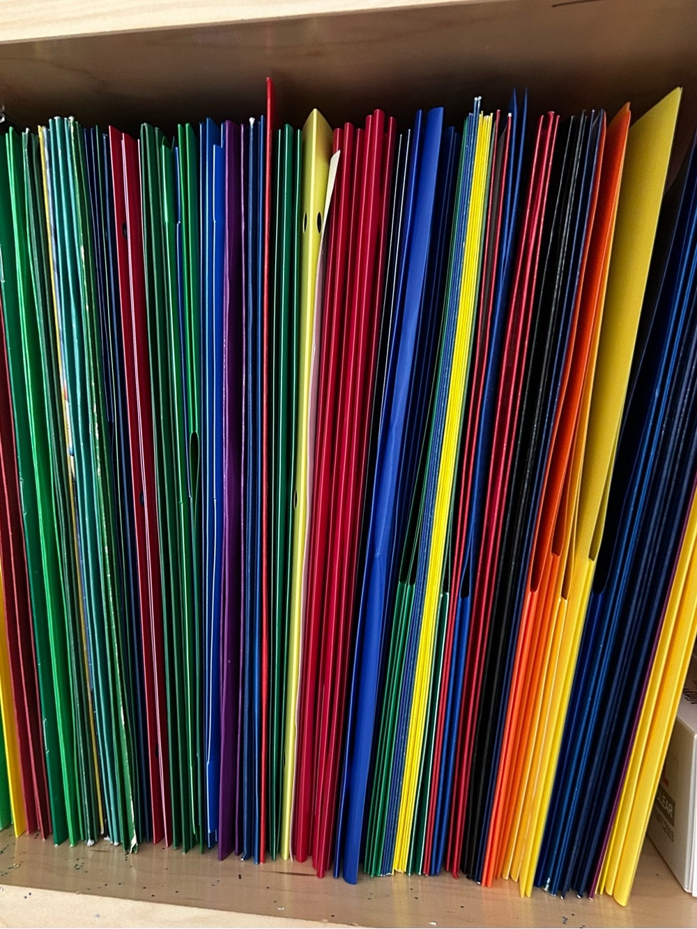 40 Assorted Color Party File Folders - Multipack